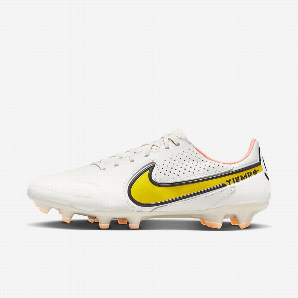 Kopačky Nike Tiempo Legend 9 Pro FG Firm-Ground Damske Béžové Oranžové Žlté | SK783651