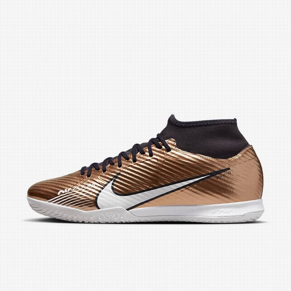 Kopačky Nike Zoom Mercurial Superfly 9 Academy IC Damske Metal Meď Metal Meď | SK487615