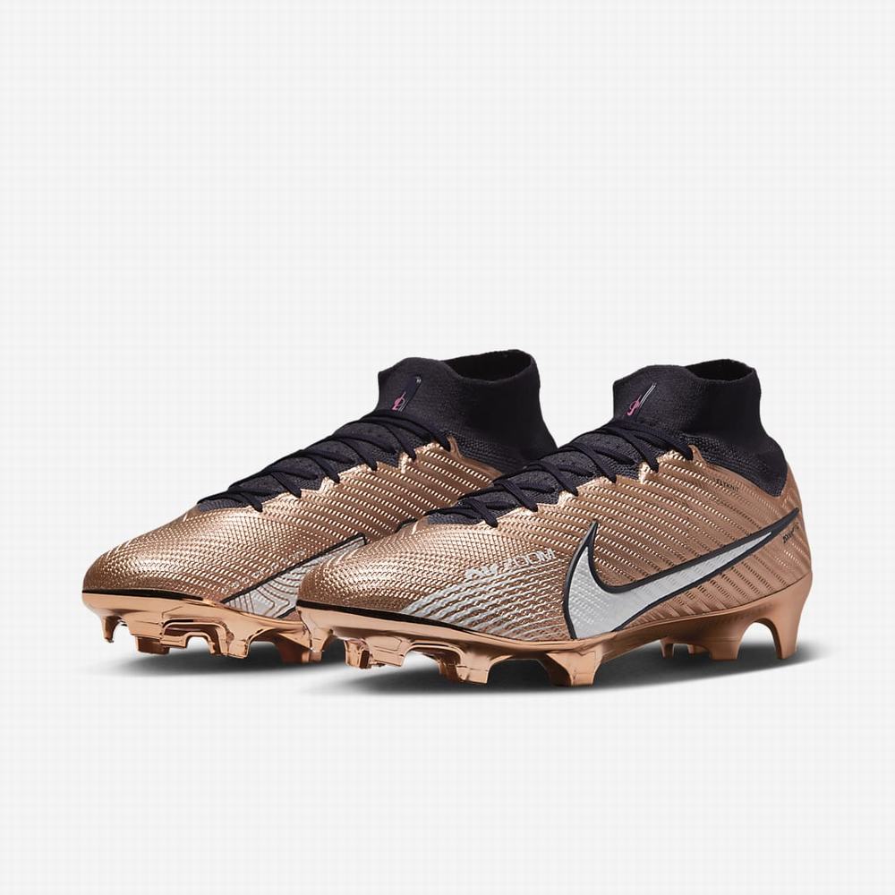 Kopačky Nike Zoom Mercurial Superfly 9 Elite FG Firm-Ground Damske Metal Meď Metal Meď | SK812370