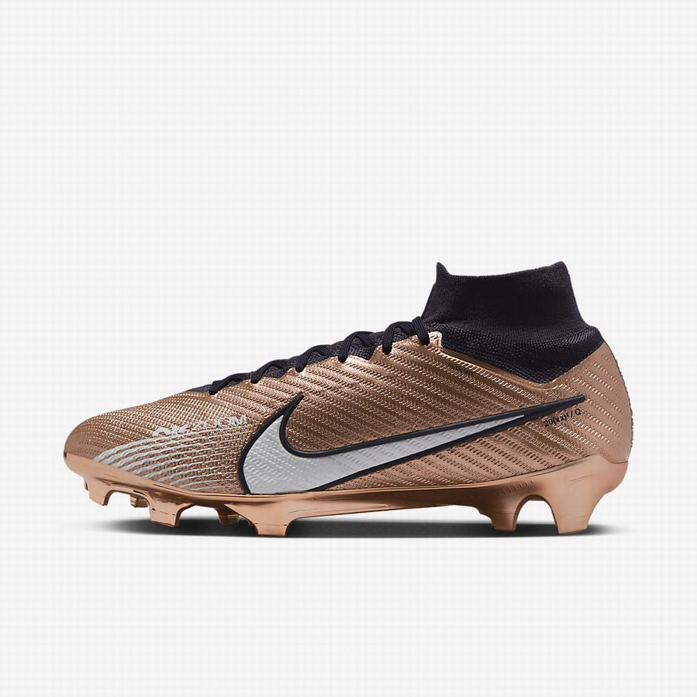 Kopačky Nike Zoom Mercurial Superfly 9 Elite FG Firm-Ground Damske Metal Meď Metal Meď | SK812370