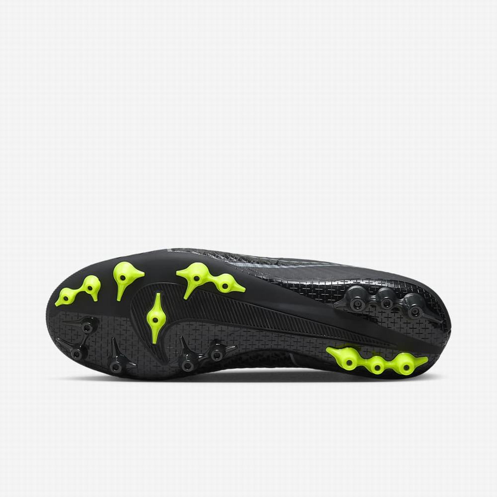 Kopačky Nike Zoom Mercurial Vapor 15 Academy AG Artificial-Grass Panske Čierne Biele Tmavo Siva | SK160497