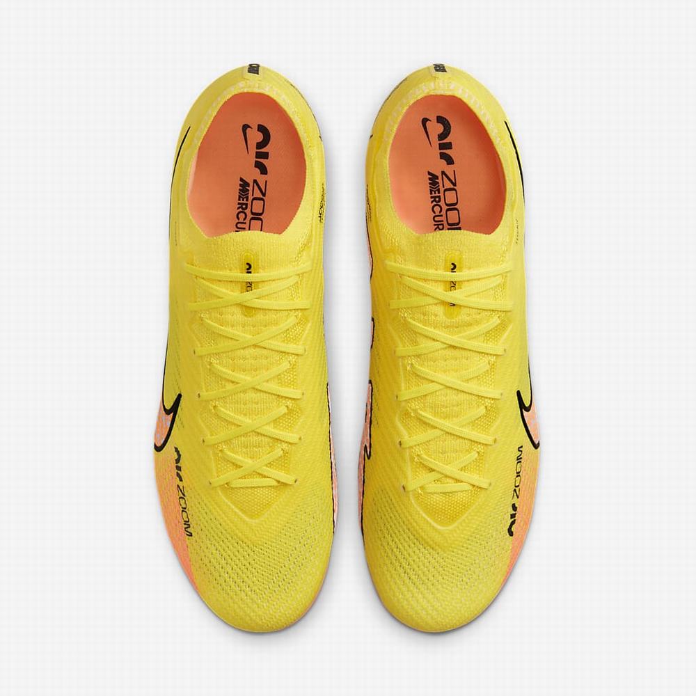 Kopačky Nike Zoom Mercurial Vapor 15 Elite FG Firm Ground Damske Žlté Oranžové | SK152308