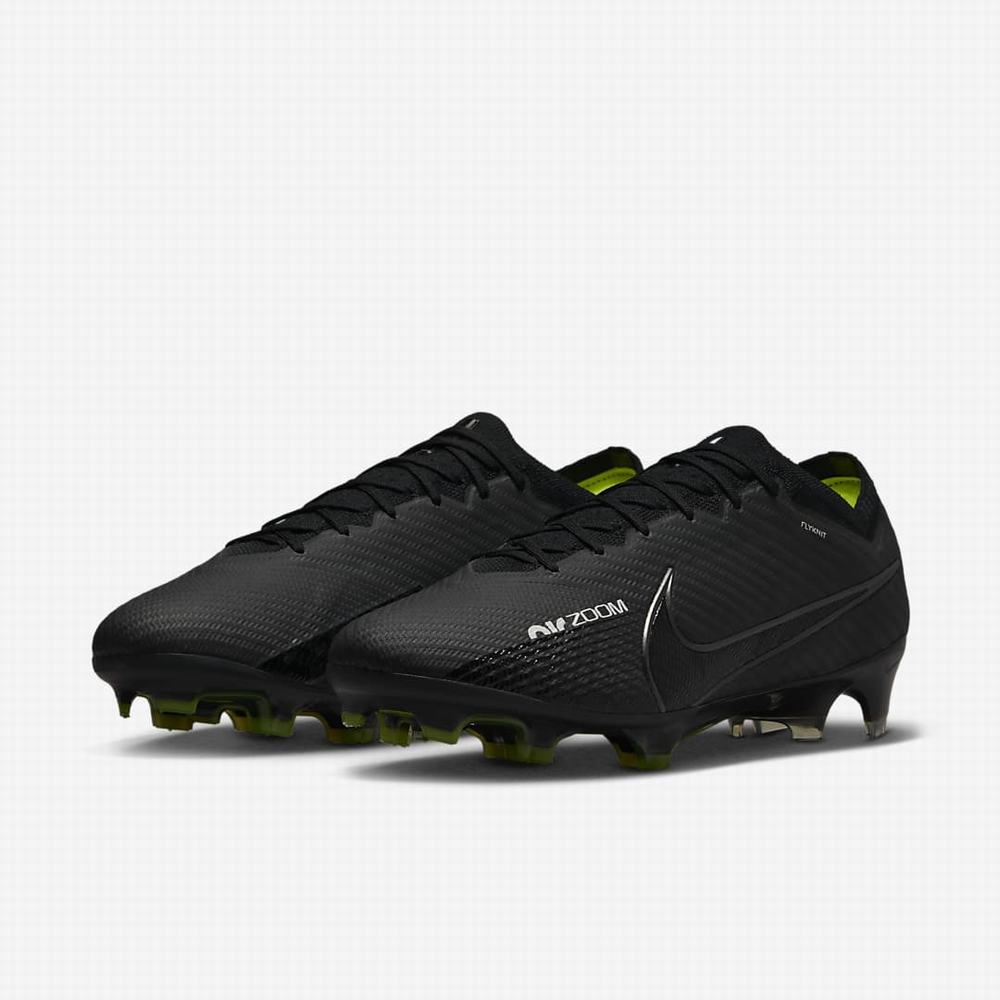 Kopačky Nike Zoom Mercurial Vapor 15 Elite FG Firm Ground Damske Čierne Biele Tmavo Siva | SK260735