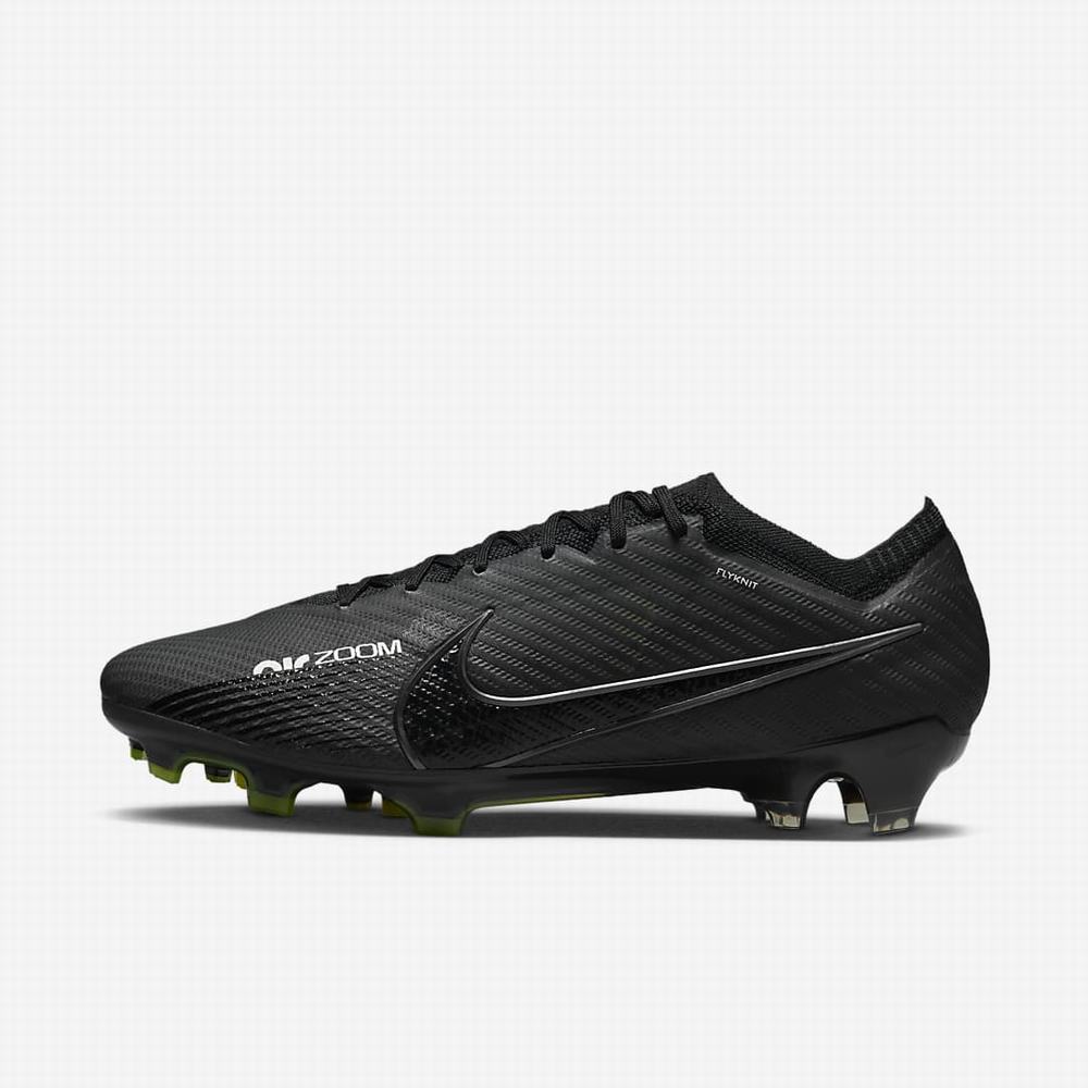 Kopačky Nike Zoom Mercurial Vapor 15 Elite FG Firm Ground Damske Čierne Biele Tmavo Siva | SK260735