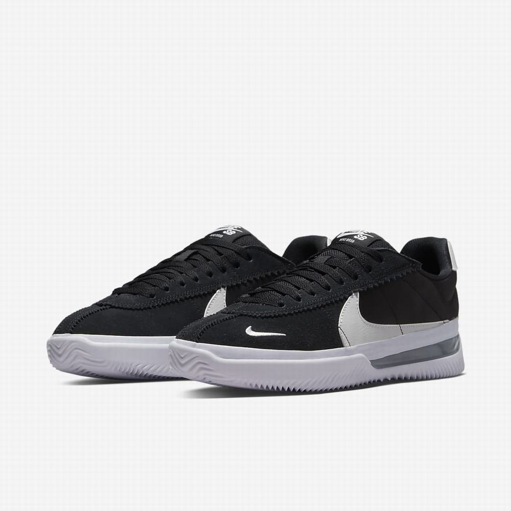 Skate Topanky Nike BRSB Damske Čierne Biele | SK412307