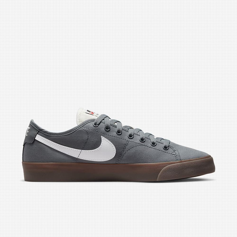 Skate Topanky Nike SB BLZR Court Damske Siva Siva Biele | SK957612