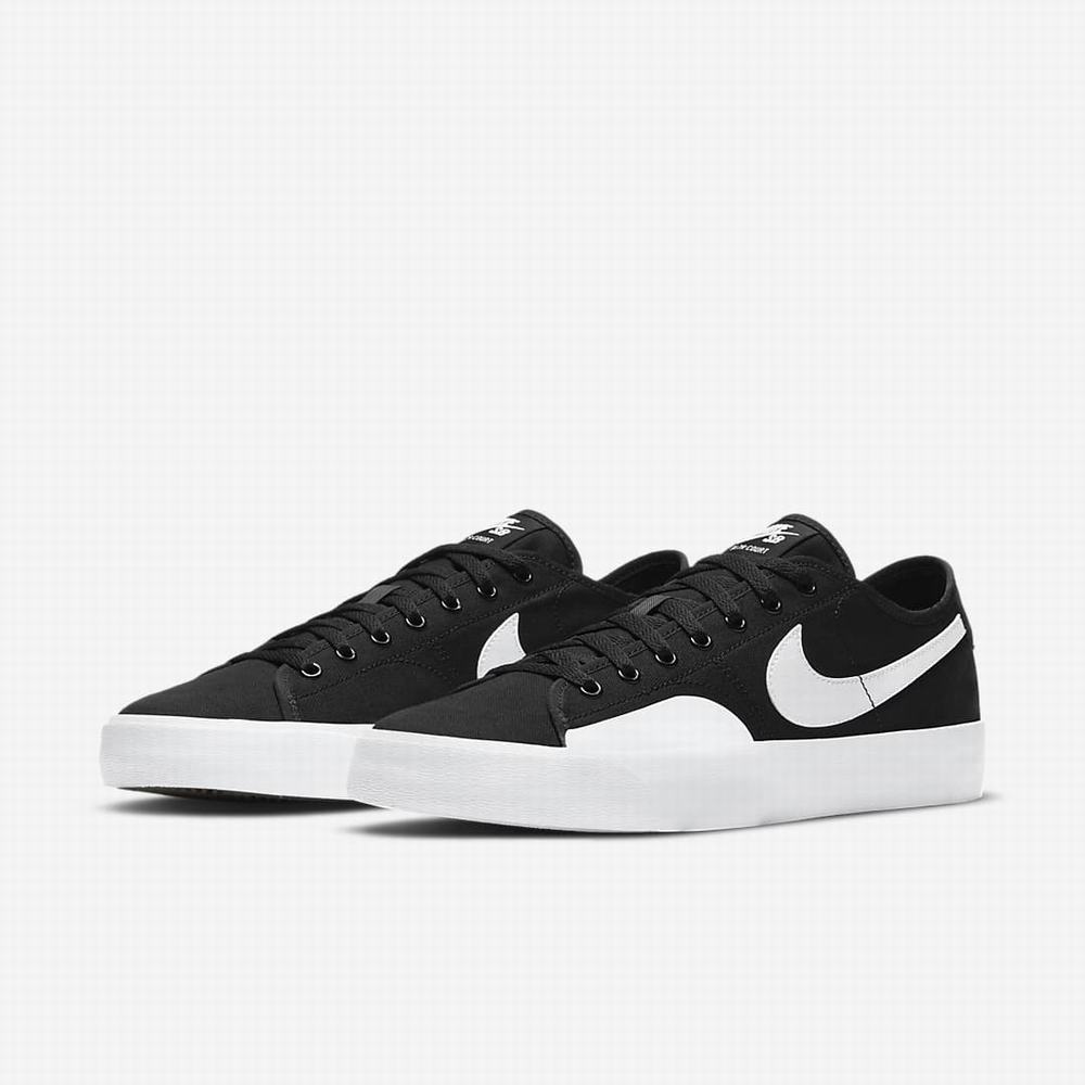 Skate Topanky Nike SB BLZR Court Panske Čierne Svetlo Hnede Biele | SK620873