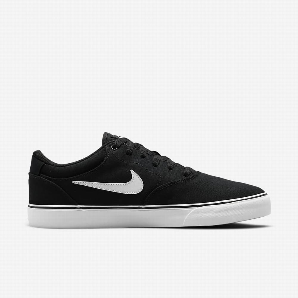 Skate Topanky Nike SB Chron 2 Canvas Damske Čierne Biele | SK286147