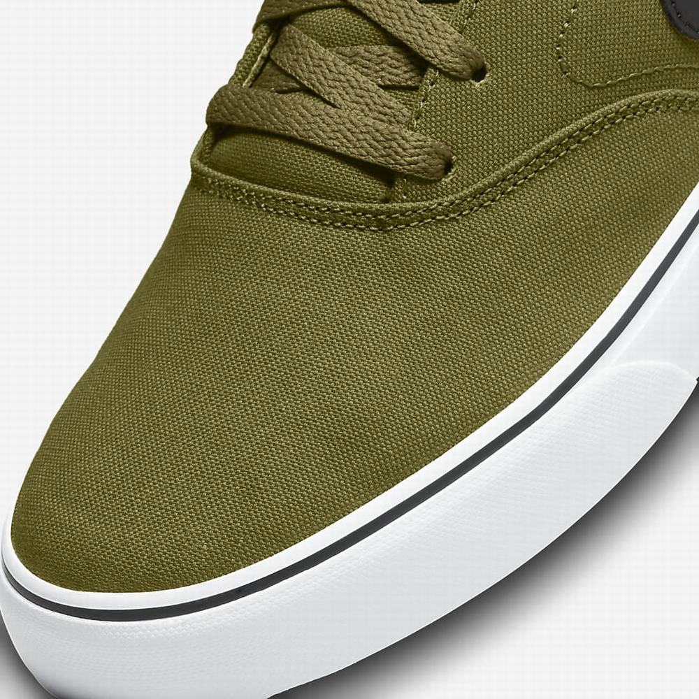 Skate Topanky Nike SB Chron 2 Canvas Damske Olivovo Zelená Biele Čierne | SK309621