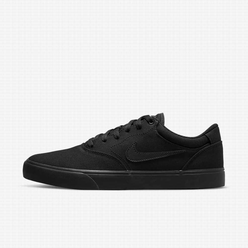 Skate Topanky Nike SB Chron 2 Canvas Panske Čierne | SK702641