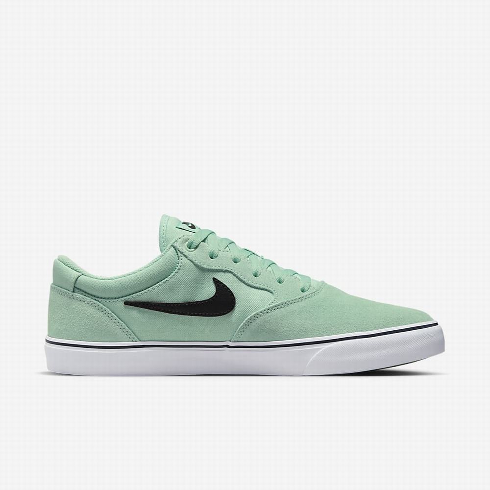 Skate Topanky Nike SB Chron 2 Damske Zelene Biele Čierne | SK705361