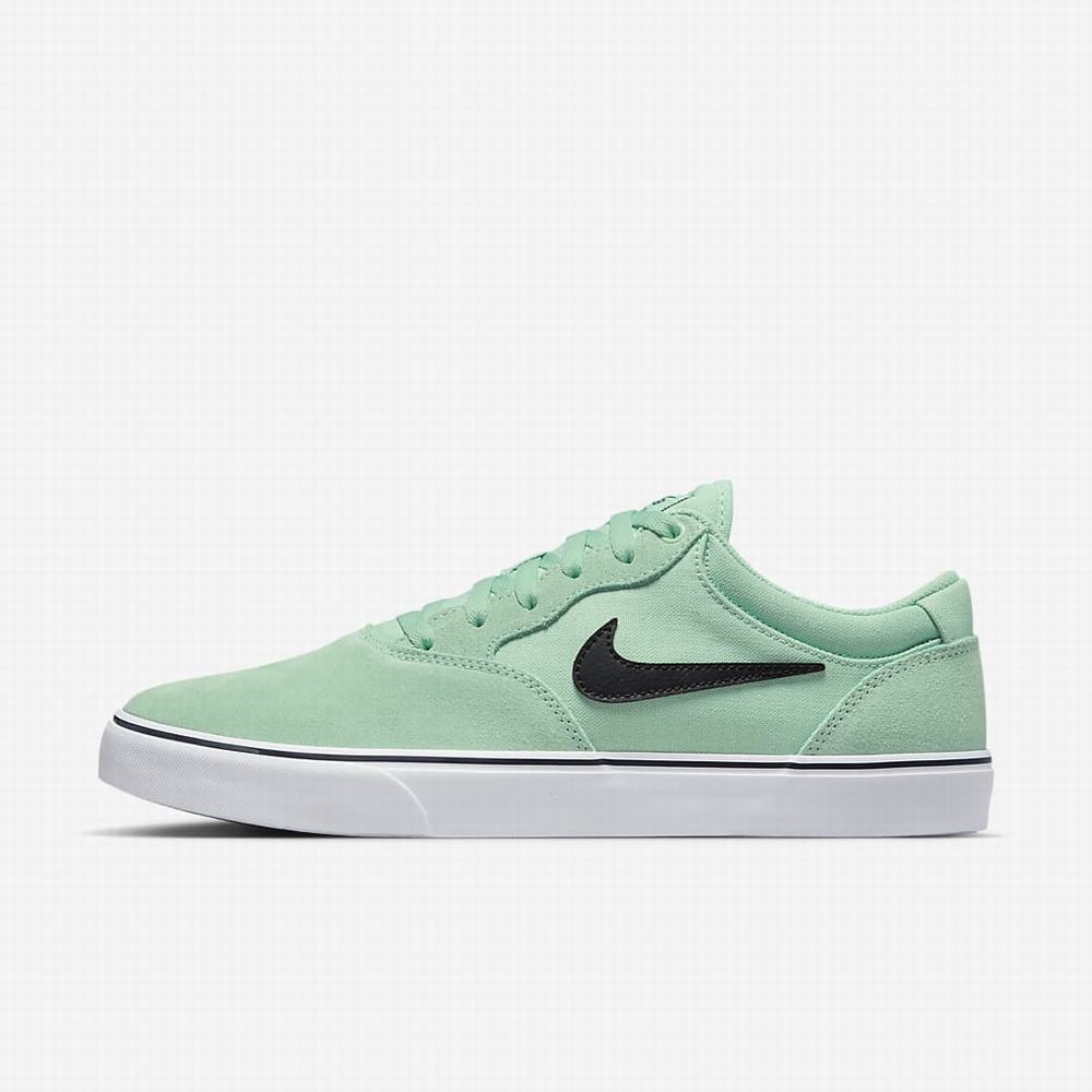 Skate Topanky Nike SB Chron 2 Damske Zelene Biele Čierne | SK705361