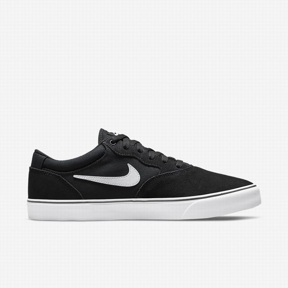 Skate Topanky Nike SB Chron 2 Damske Čierne Biele | SK417580