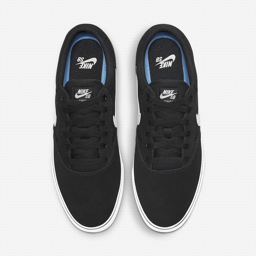 Skate Topanky Nike SB Chron 2 Damske Čierne Biele | SK417580