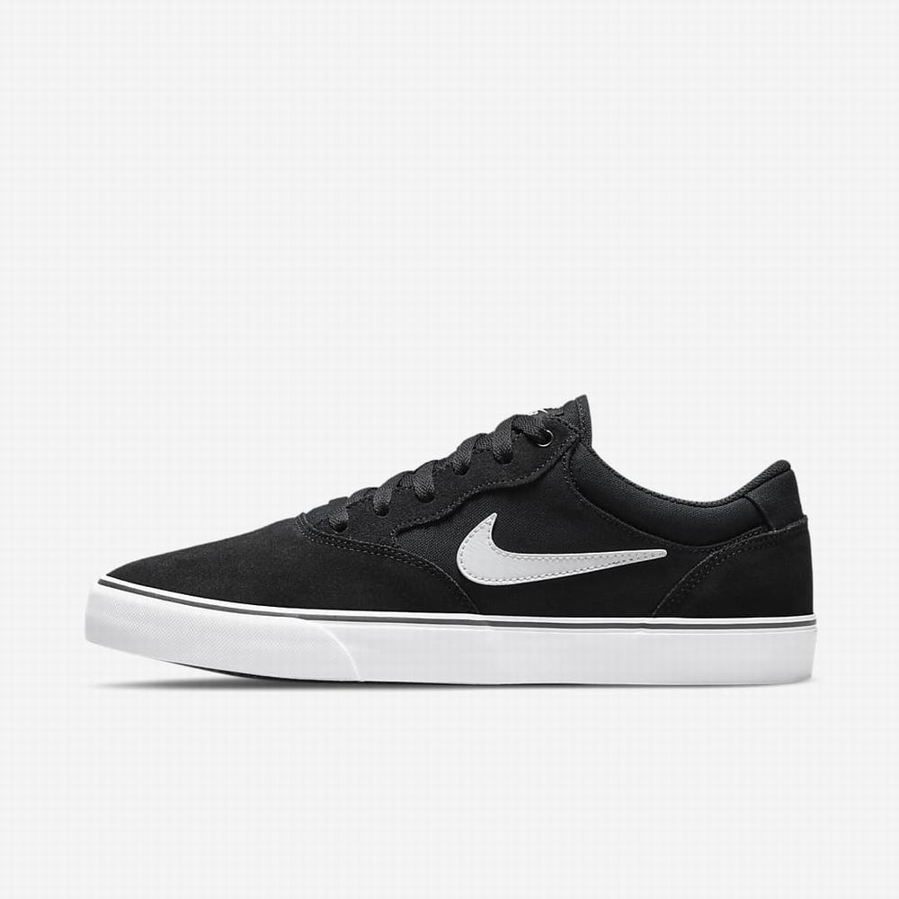 Skate Topanky Nike SB Chron 2 Damske Čierne Biele | SK417580