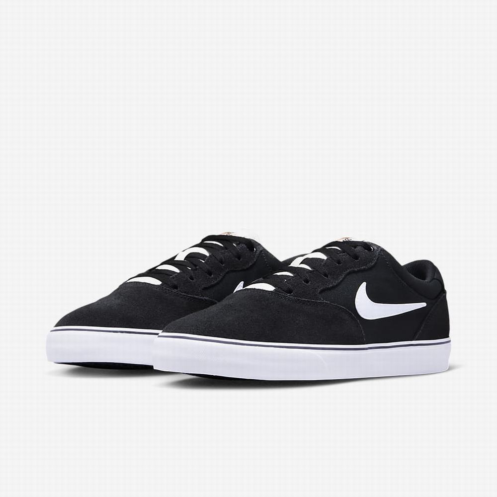 Skate Topanky Nike SB Chron 2 Panske Čierne Biele | SK579836