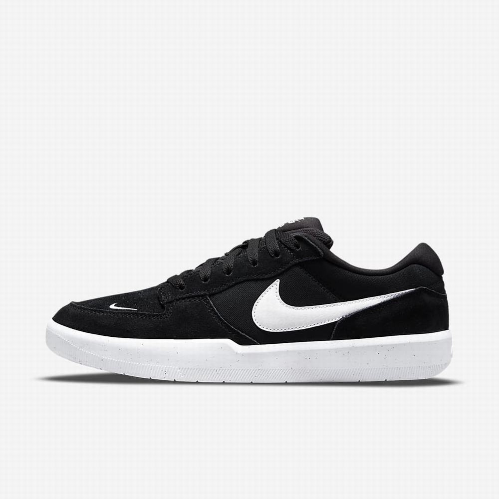 Skate Topanky Nike SB Force 58 Panske Čierne Biele | SK203469