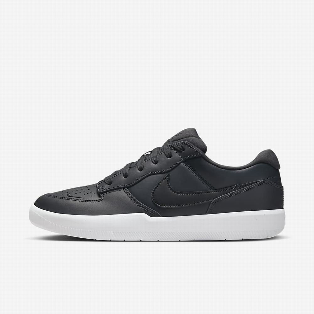 Skate Topanky Nike SB Force 58 Premium Damske Tmavo Siva Biele Čierne | SK742163