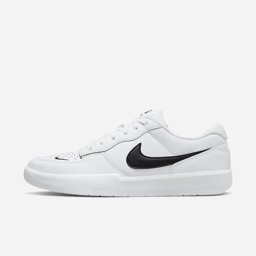 Skate Topanky Nike SB Force 58 Premium Damske Biele Čierne | SK967840