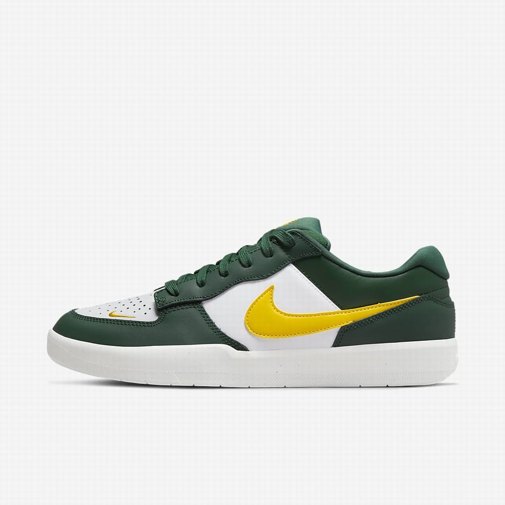 Skate Topanky Nike SB Force 58 Premium Panske Zelene Biele Zelene Žlté | SK586103