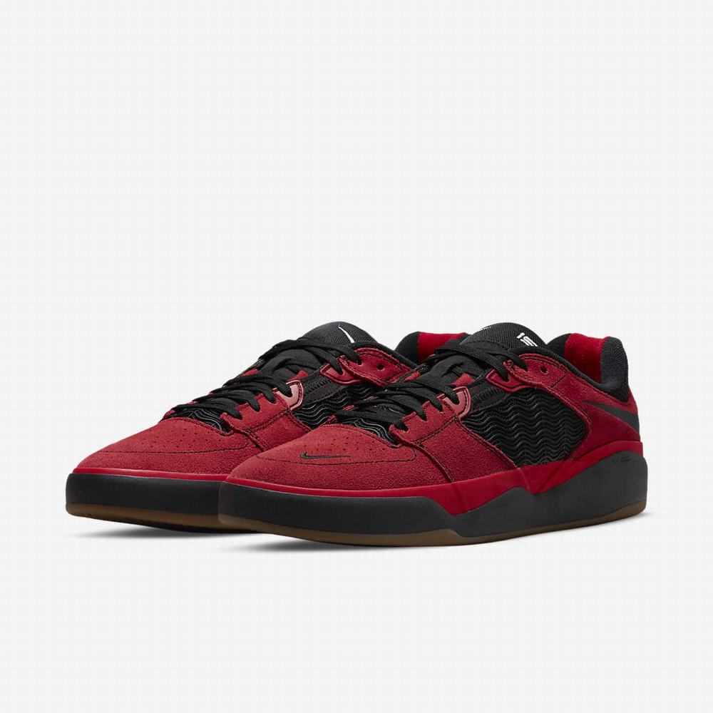 Skate Topanky Nike SB Ishod Wair Panske Červené Biele Čierne | SK628475