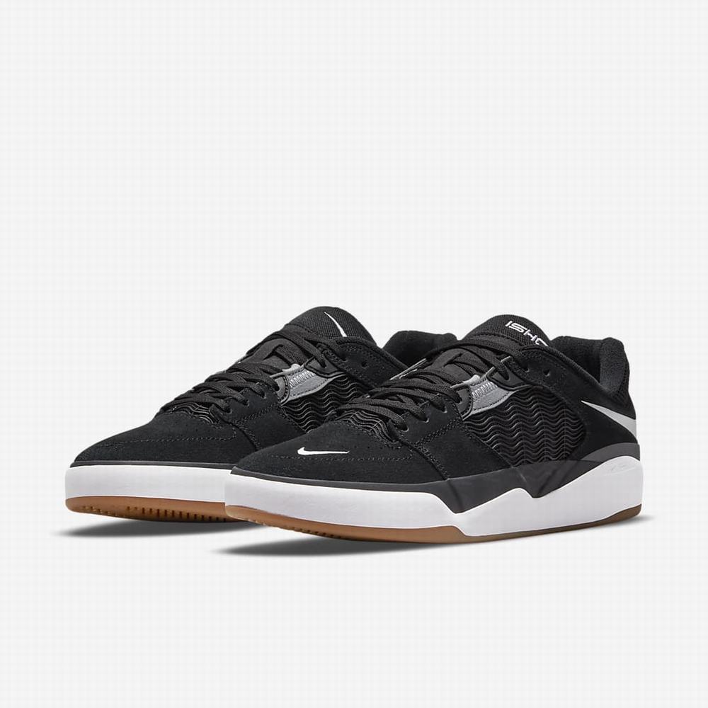 Skate Topanky Nike SB Ishod Wair Panske Čierne Tmavo Siva Čierne Biele | SK638905