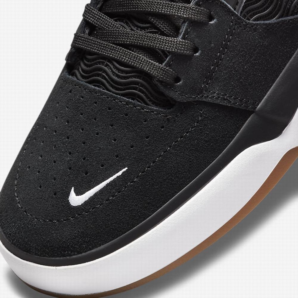 Skate Topanky Nike SB Ishod Wair Panske Čierne Tmavo Siva Čierne Biele | SK638905