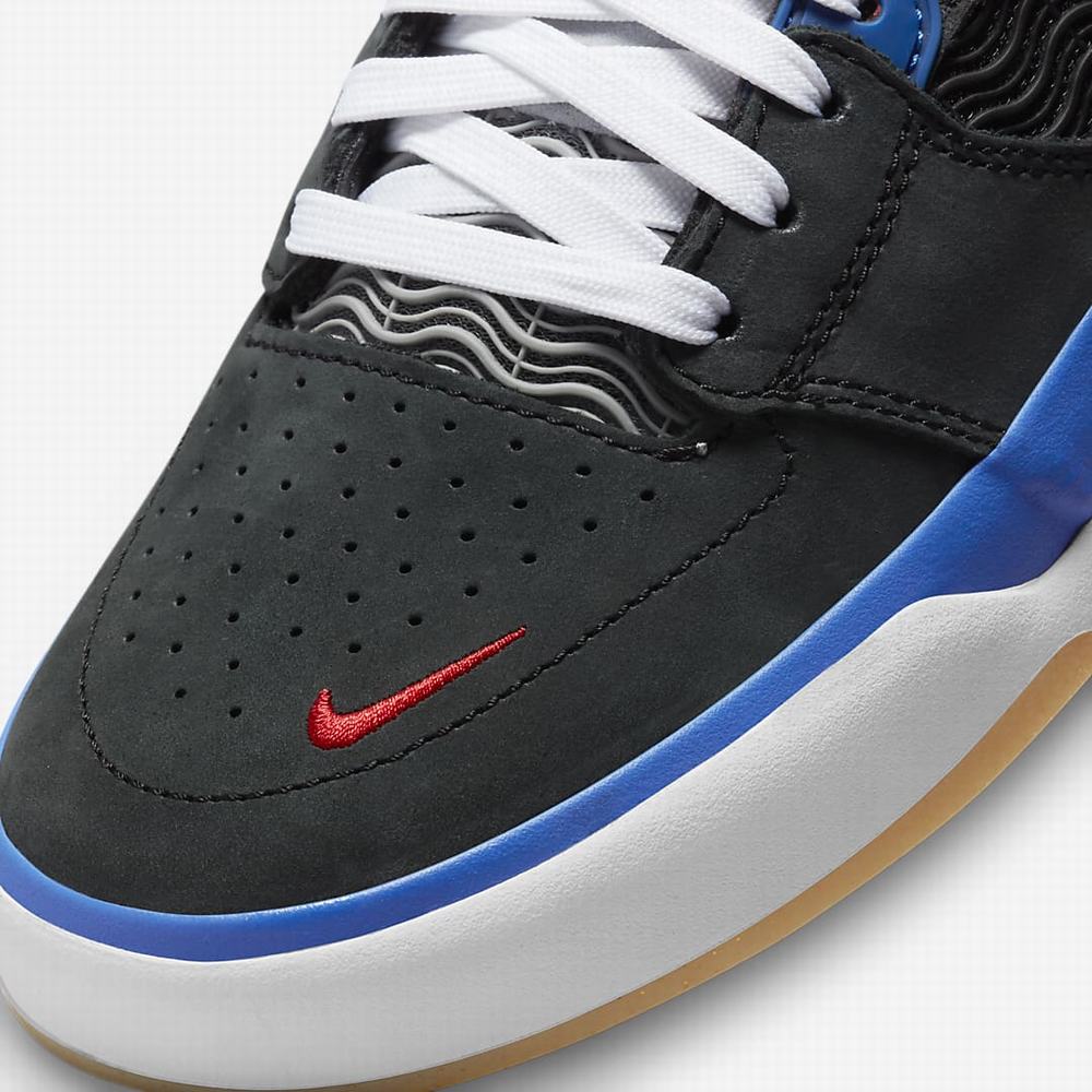 Skate Topanky Nike SB Ishod Wair Premium Damske Čierne Kráľovská Modrá Siva Červené | SK943860