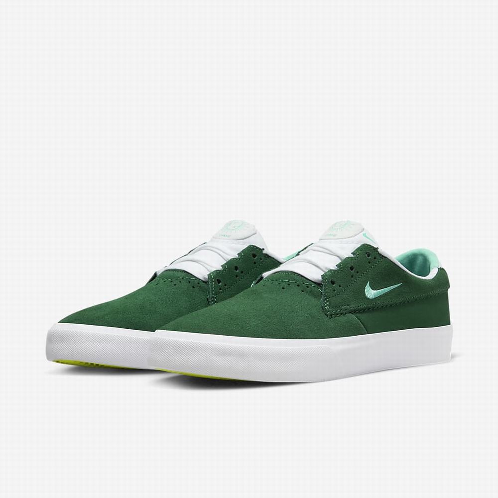 Skate Topanky Nike SB Shane Damske Zelene Biele | SK794123