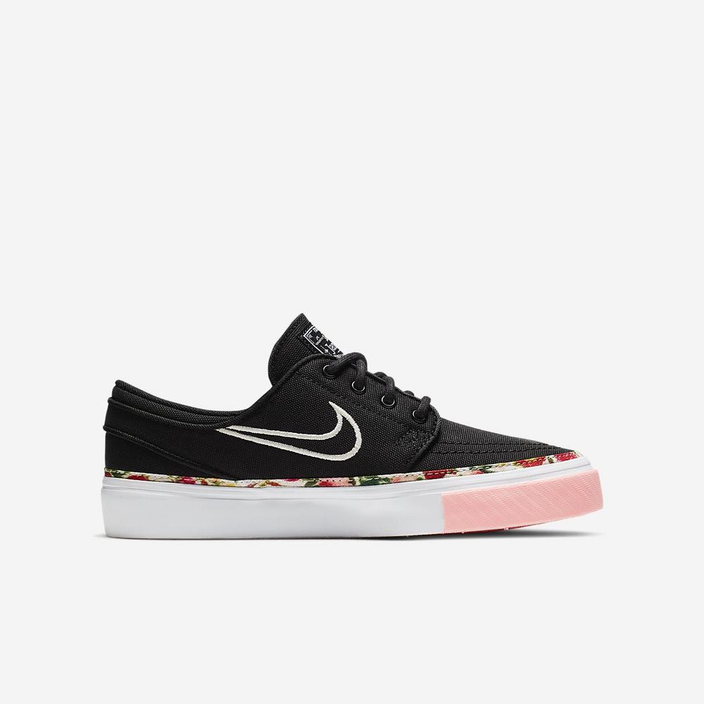 Skate Topanky Nike SB Stefan Janoski VF Detske Čierne Ruzove Biele Čierne | SK954130