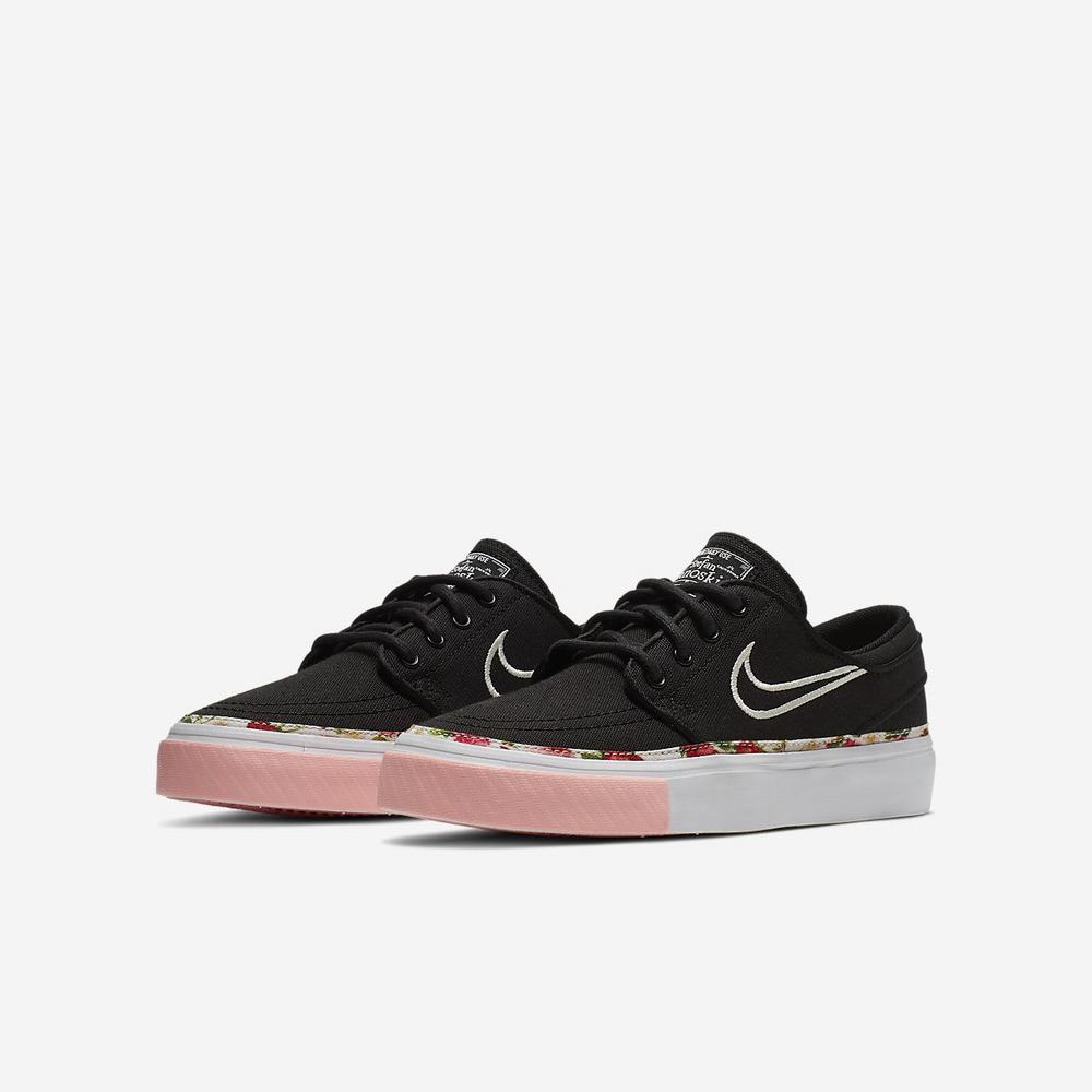 Skate Topanky Nike SB Stefan Janoski VF Detske Čierne Ruzove Biele Čierne | SK954130