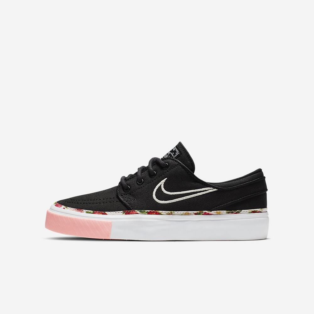 Skate Topanky Nike SB Stefan Janoski VF Detske Čierne Ruzove Biele Čierne | SK954130