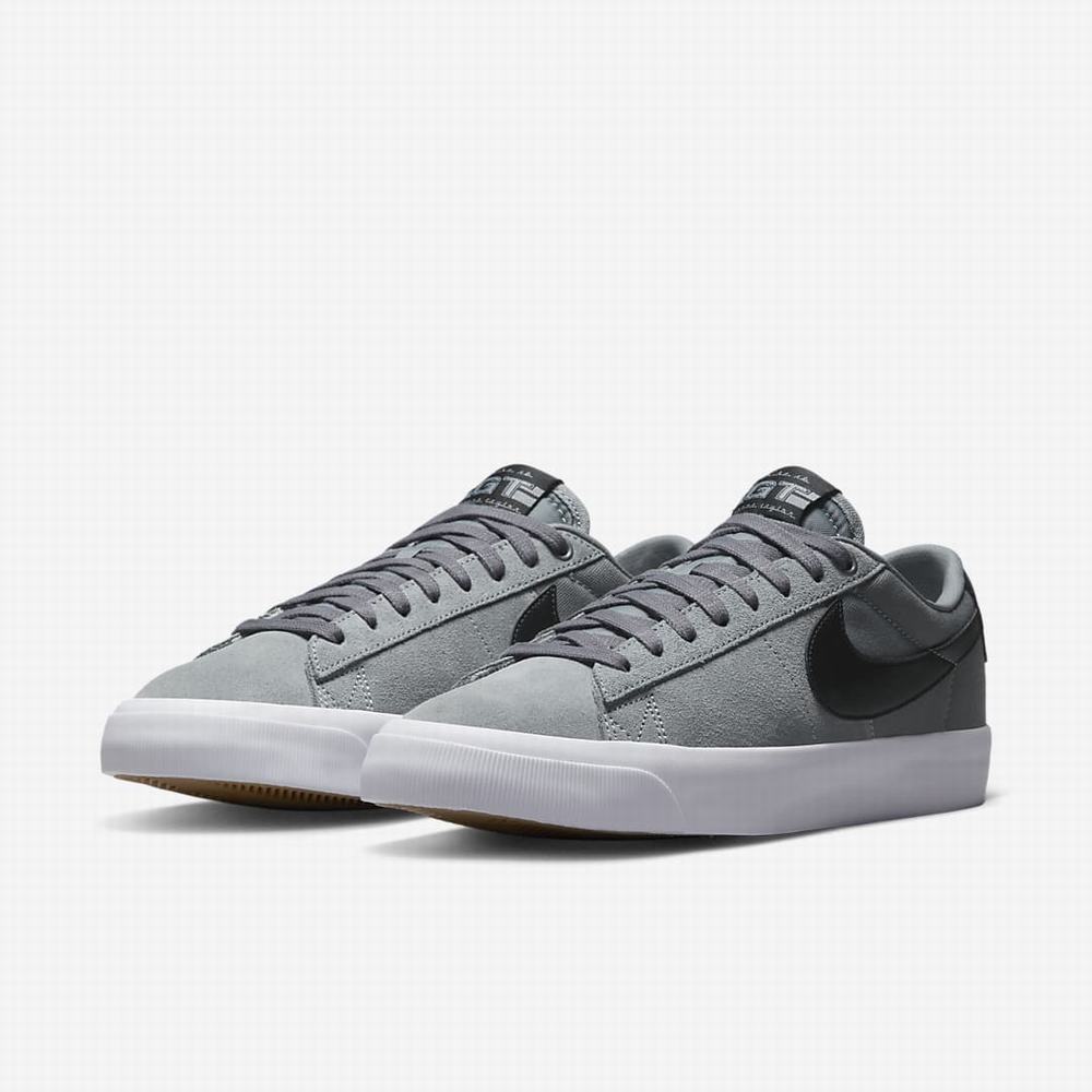 Skate Topanky Nike SB Zoom Blazer Low Pro GT Damske Siva Siva Biele Čierne | SK642309