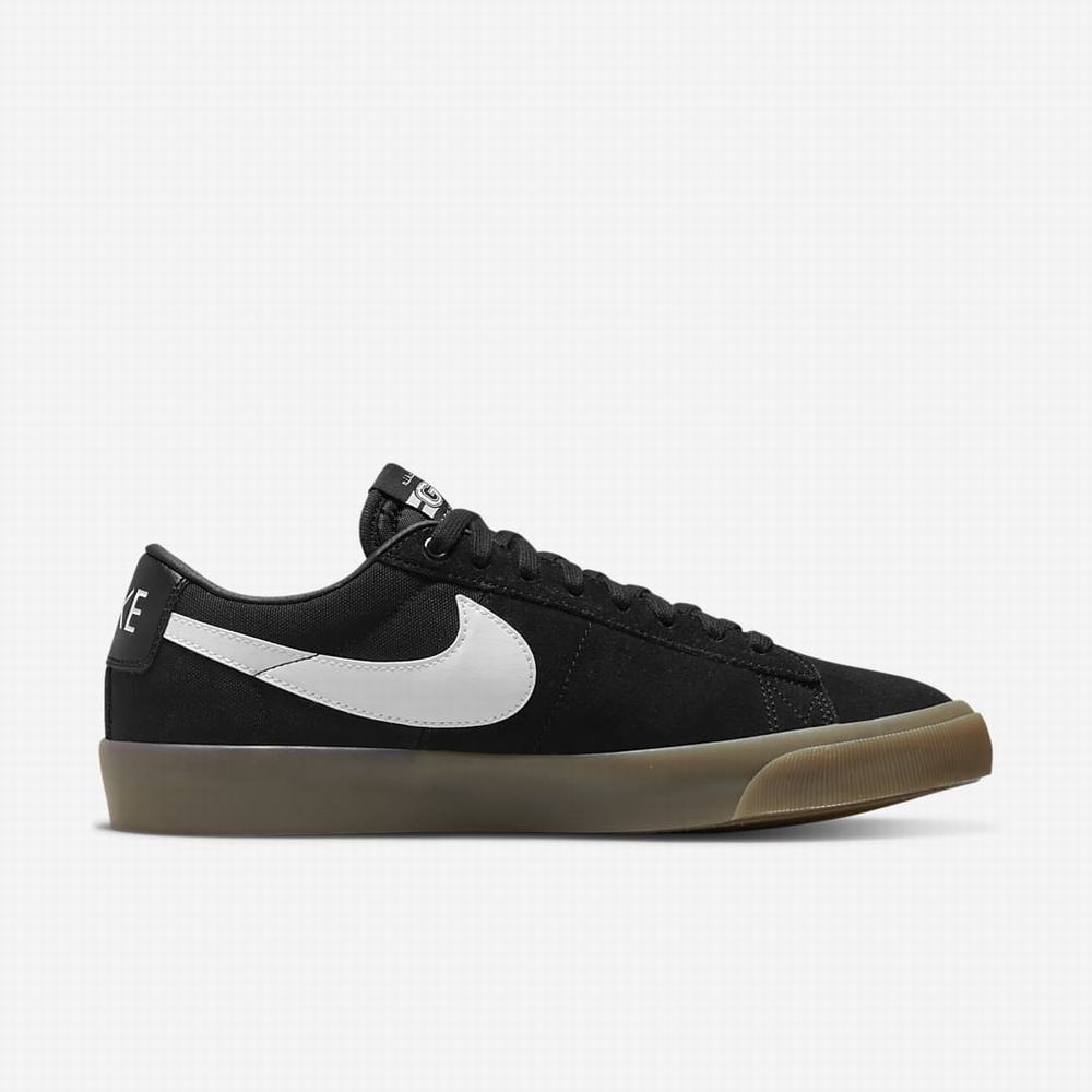 Skate Topanky Nike SB Zoom Blazer Low Pro GT Damske Čierne Biele | SK814269