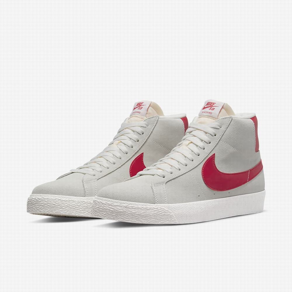 Skate Topanky Nike SB Zoom Blazer Mid Panske Čierne Biele | SK068513