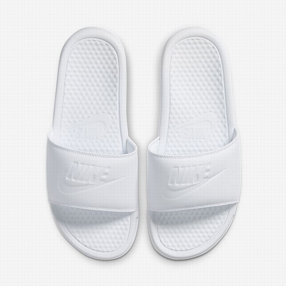 Slapky Nike Benassi JDI Damske Biele | SK592130