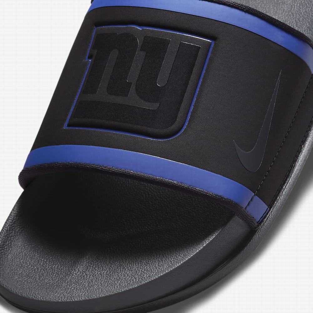 Slapky Nike Offcourt (NFL New York Giants) Panske Čierne Červené Kráľovská Modrá Tmavo Siva | SK360982