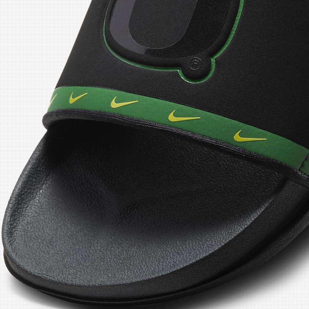 Slapky Nike Offcourt (Oregon) Panske Čierne Zelene Žlté Tmavo Siva | SK067985