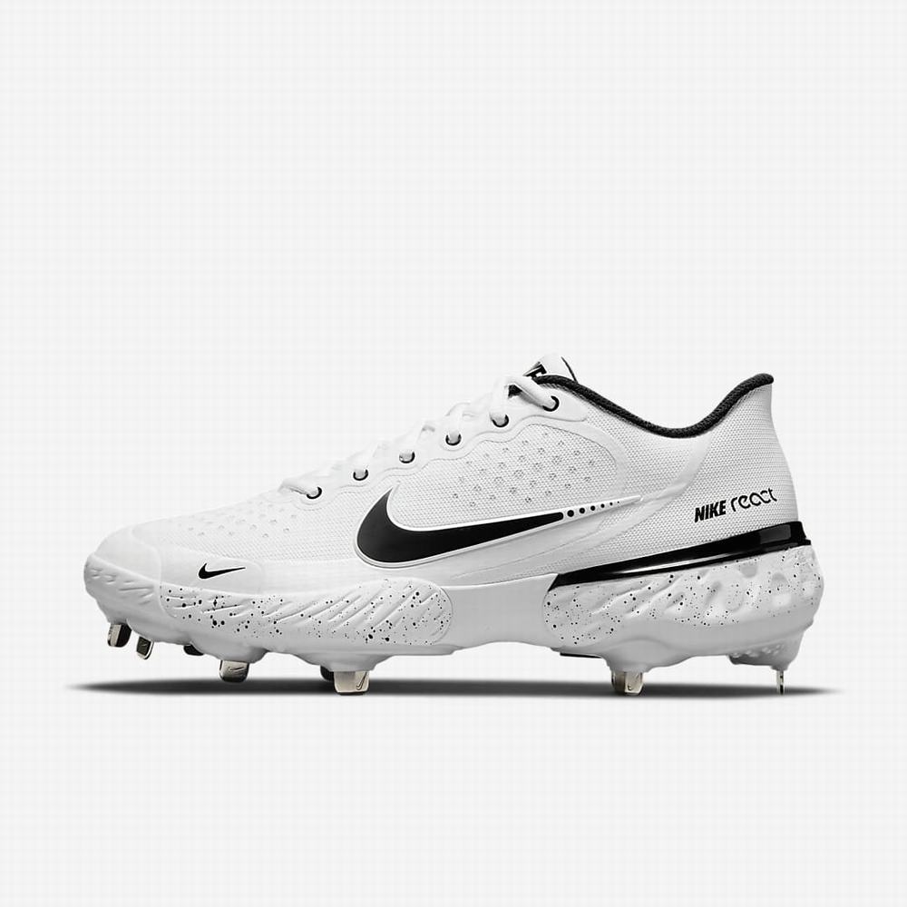 Softball Obuv Nike Alpha Huarache Elite 3 Low Damske Biele Siva Svetlo Červené Čierne | SK127305