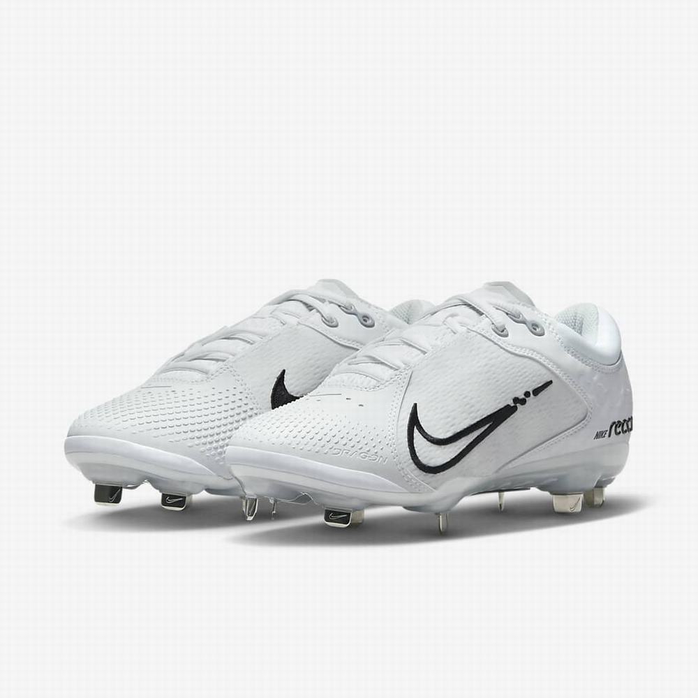 Softball Obuv Nike Hyperdiamond 4 Elite Damske Platina Siva Tmavo Siva | SK193064