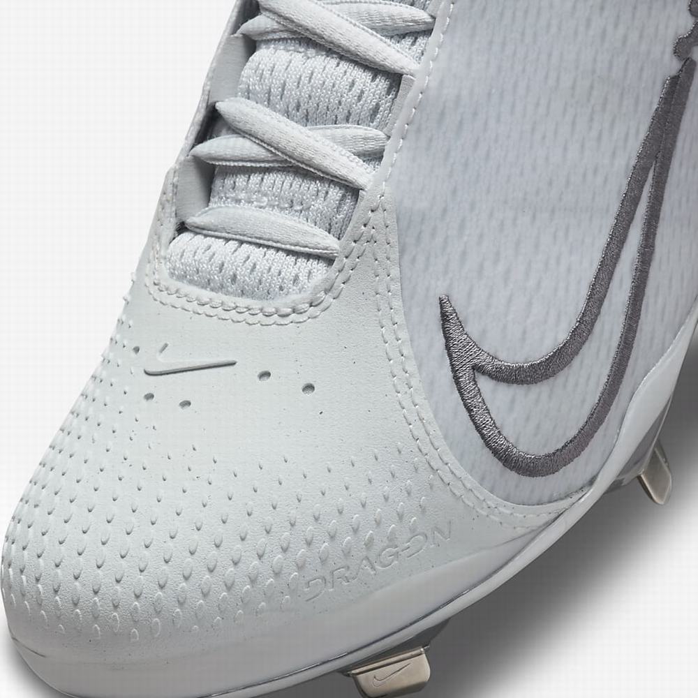 Softball Obuv Nike Hyperdiamond 4 Elite Damske Biele Platina Siva Čierne | SK268374