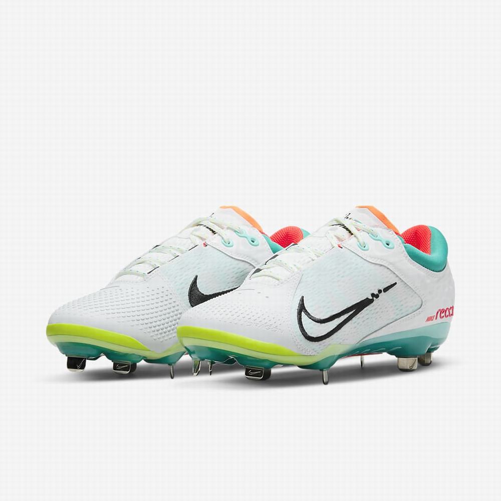 Softball Obuv Nike Hyperdiamond 4 Elite Damske Biele Zelene Čierne | SK284395