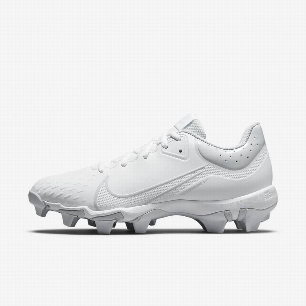 Softball Obuv Nike Hyperdiamond 4 Keystone Damske Biele Siva Platina | SK508619