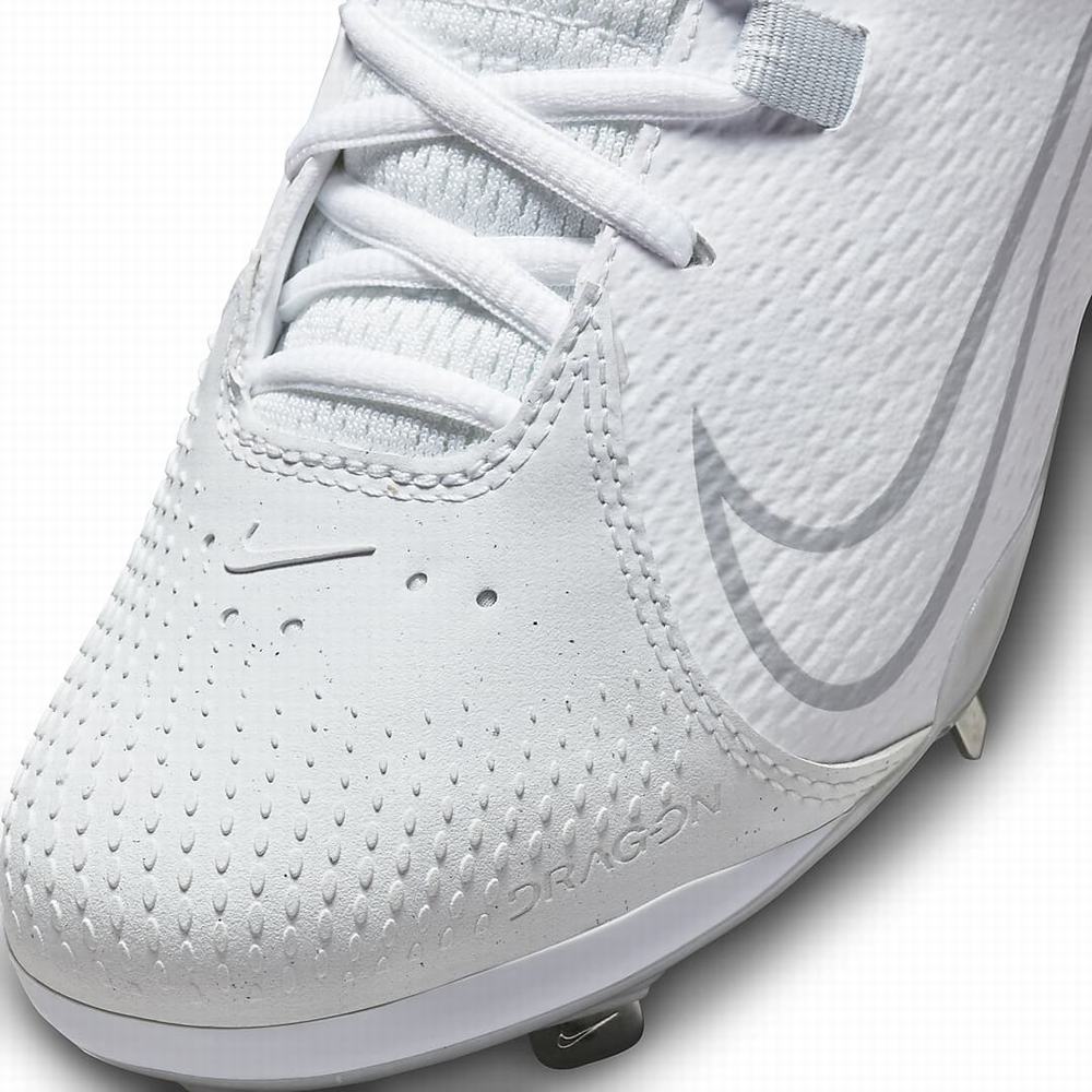 Softball Obuv Nike Hyperdiamond 4 Pro Damske Biele Platina Siva | SK150263