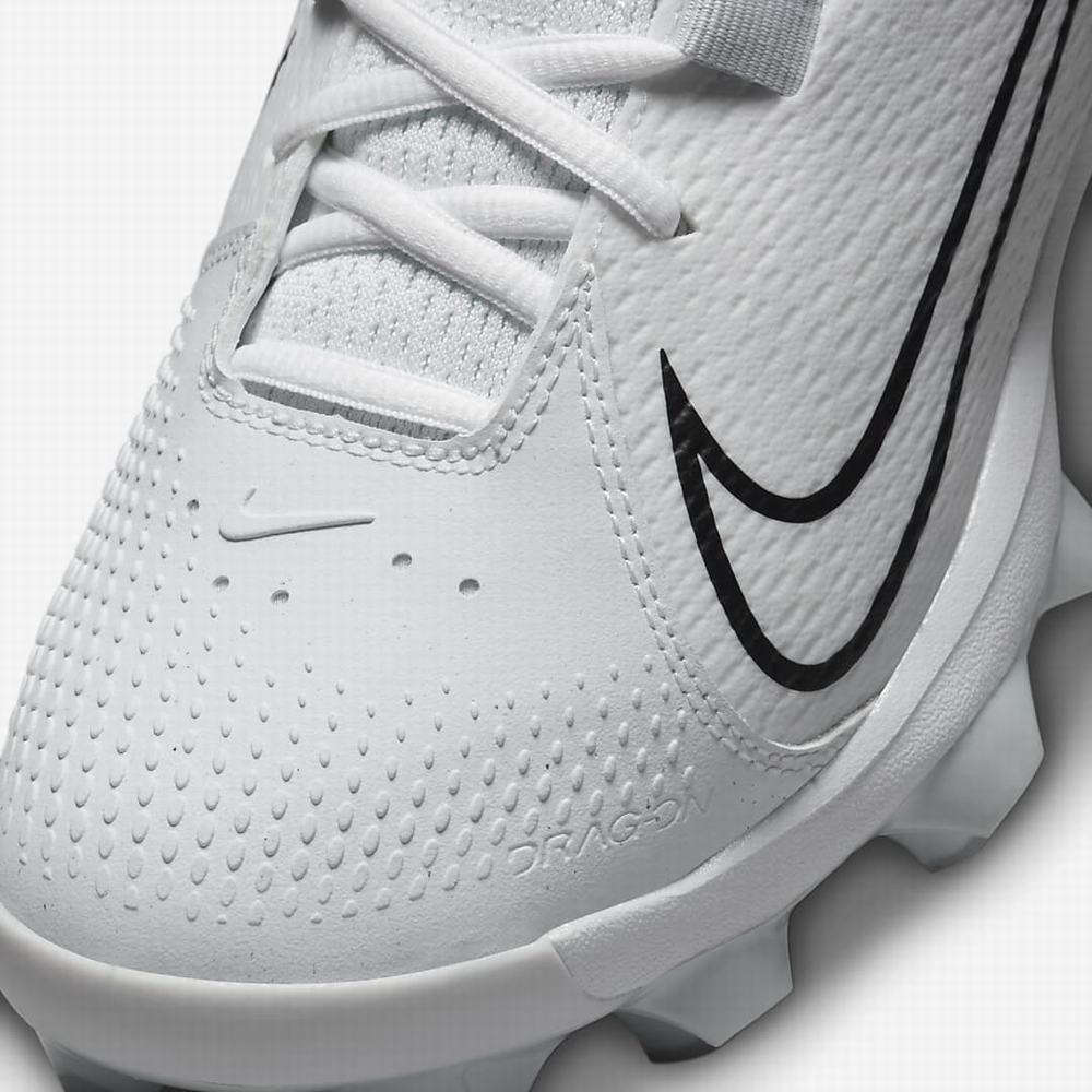 Softball Obuv Nike Hyperdiamond 4 Pro MCS Damske Biele Siva Platina Čierne | SK390715