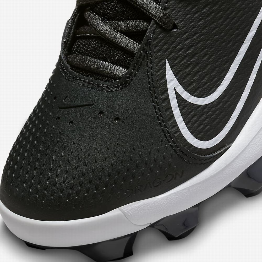 Softball Obuv Nike Hyperdiamond 4 Pro MCS Damske Čierne Tmavo Siva Siva Biele | SK970412