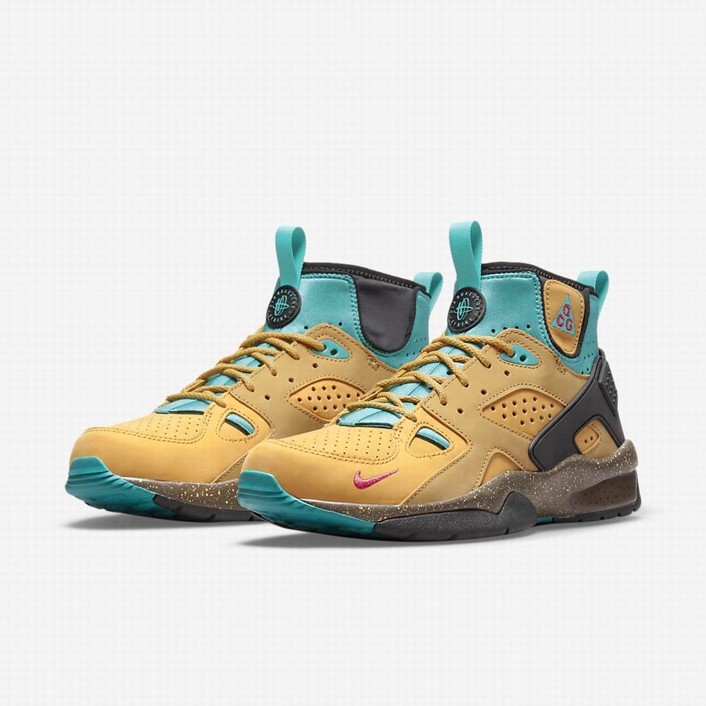 Tenisky Nike ACG Air Mowabb Panske Zlate Tyrkysové Červené | SK650123