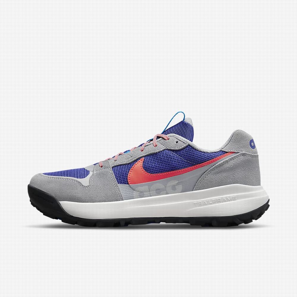 Tenisky Nike ACG Lowcate Panske Siva Indigo Svetlo Červené | SK324896