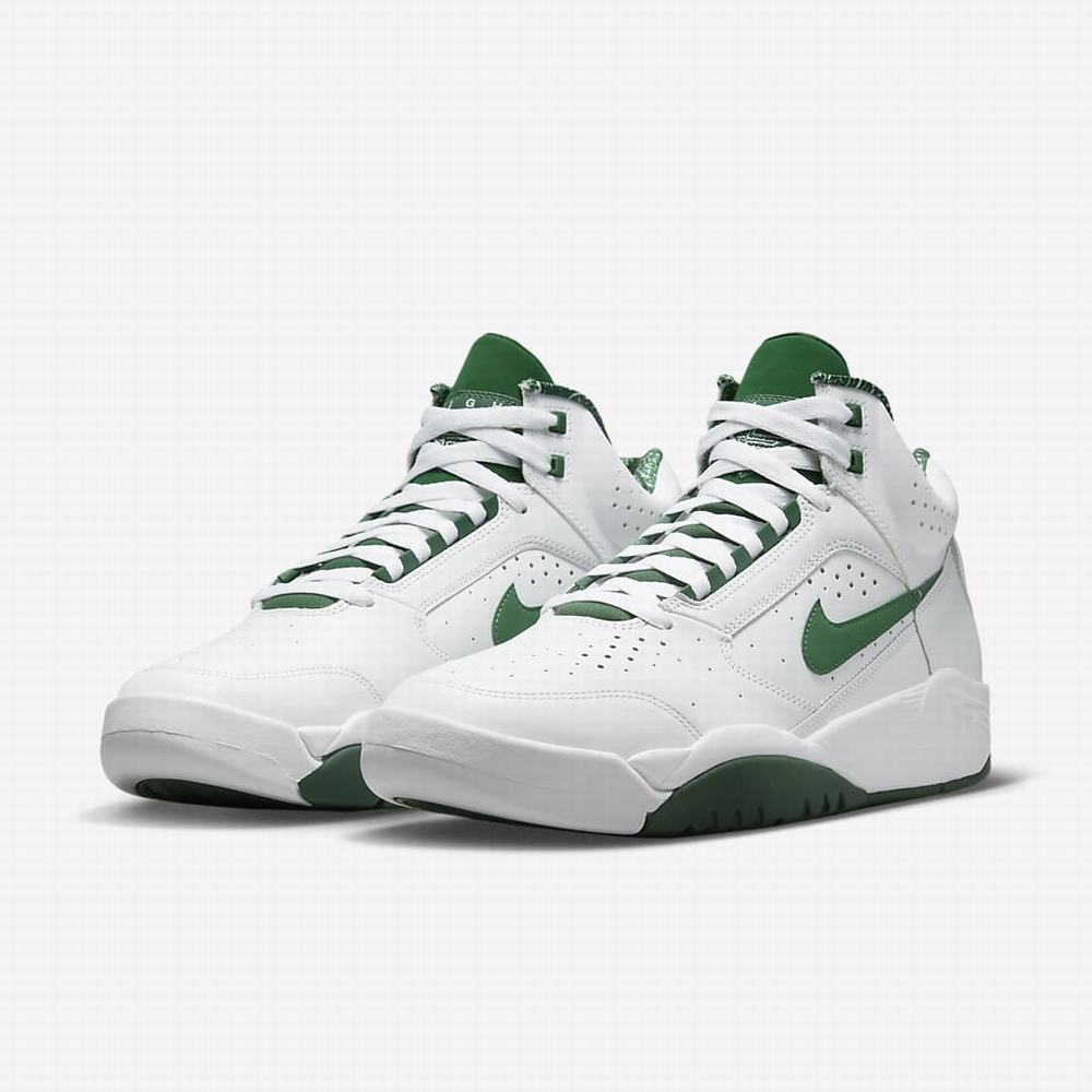 Tenisky Nike Air Flight Lite Mid Panske Biele Zelene | SK328751