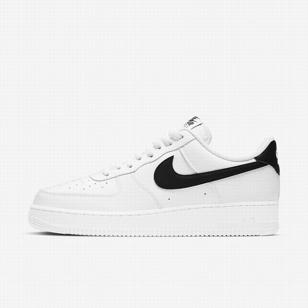 Tenisky Nike Air Force 1 \'07 Panske Biele Čierne | SK247380